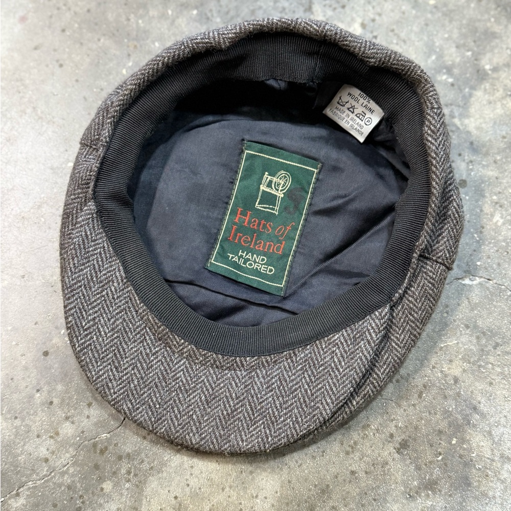 Hats of Ireland Gray Herringbone Cap